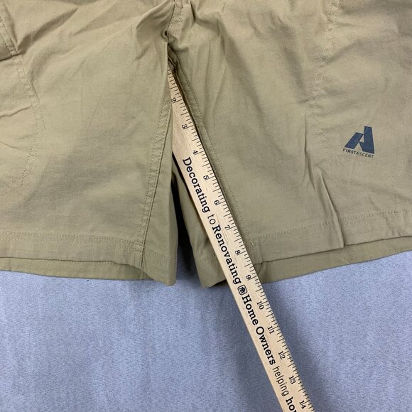 Eddie Bauer First Ascent Mens Shorts 36 Beige Tan Cargo Guide Pro Nylon Spandex - Picture 6 of 9